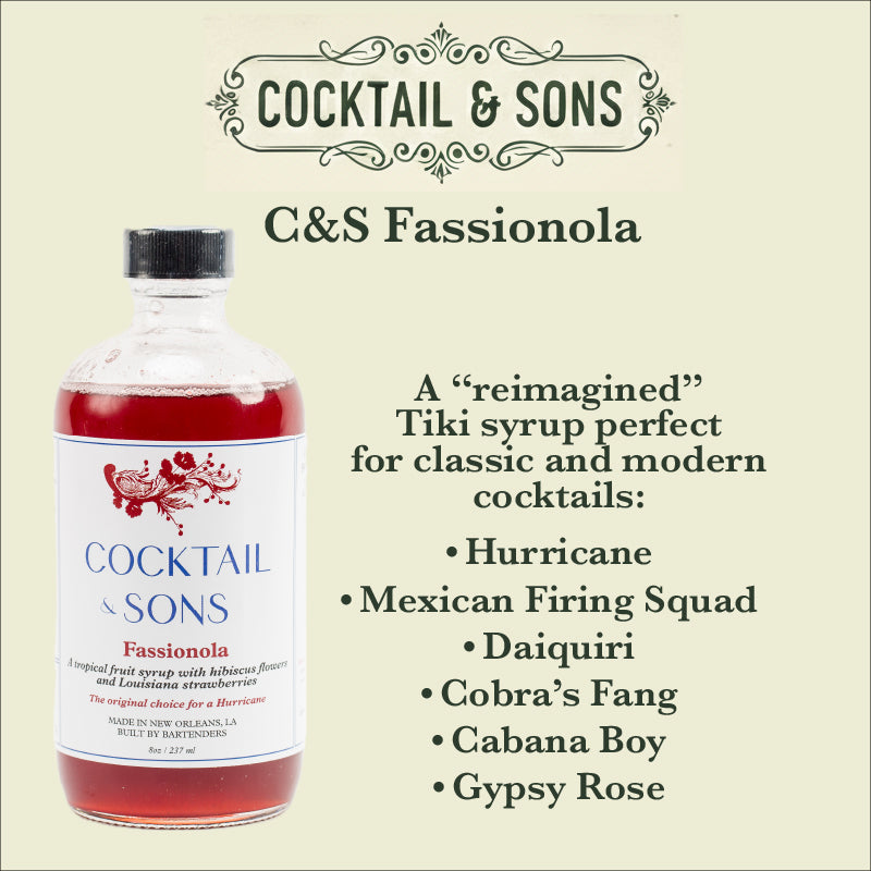 Fassionola | The Modern Tiki Cocktail Syrup (8oz)