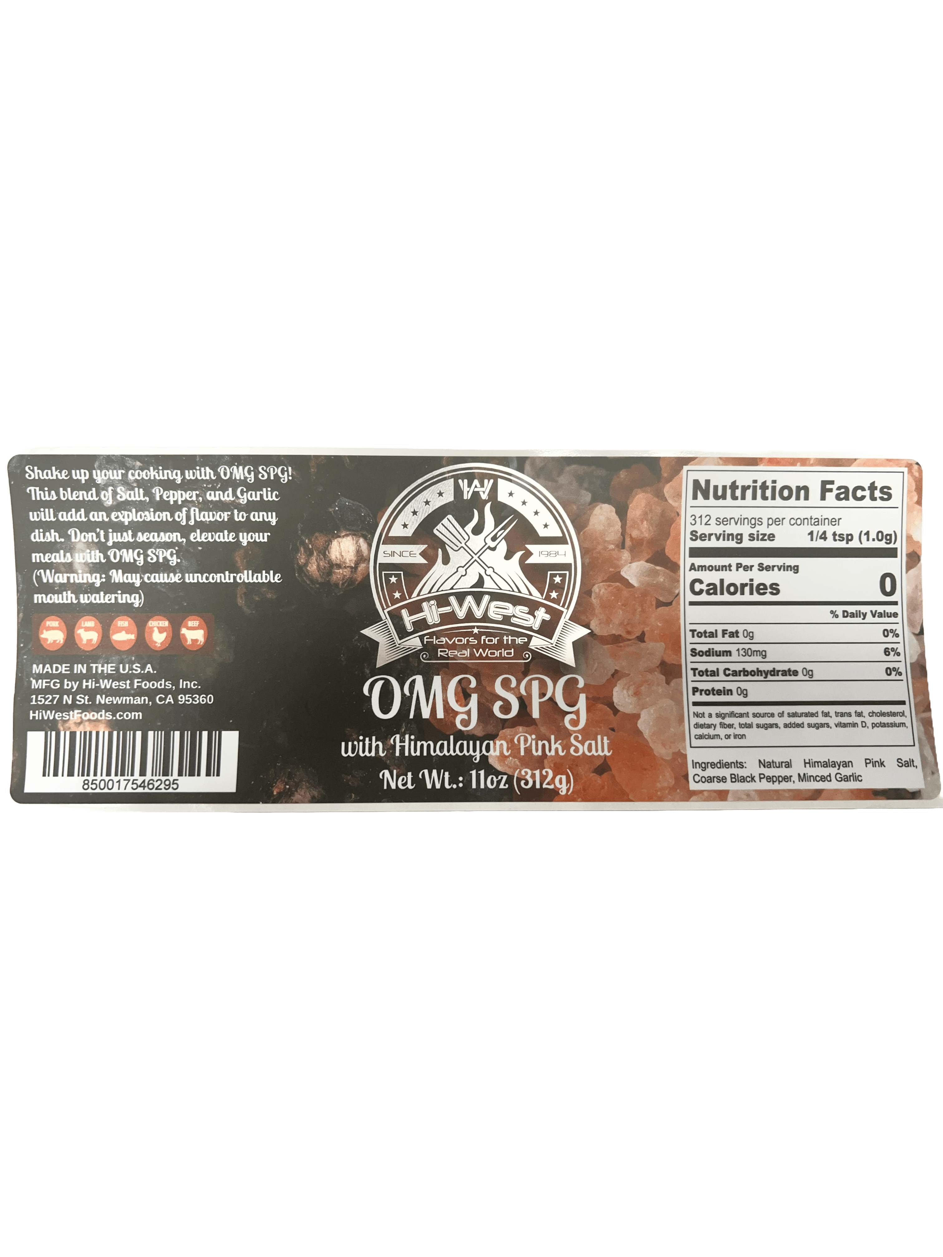 Hi-West OMG SPG Seasoning