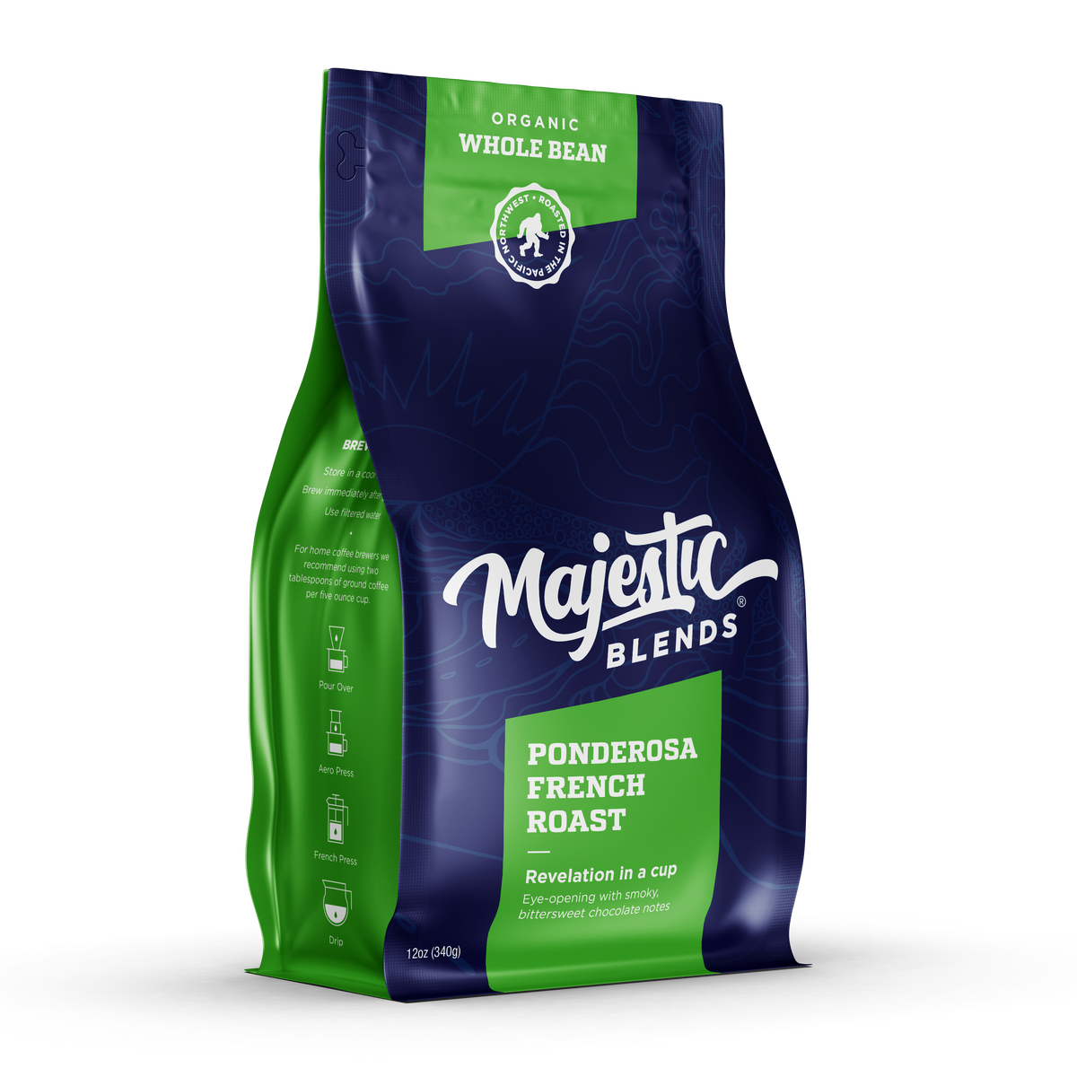 Ponderosa French Roast, Majestic Coffee (Bag)