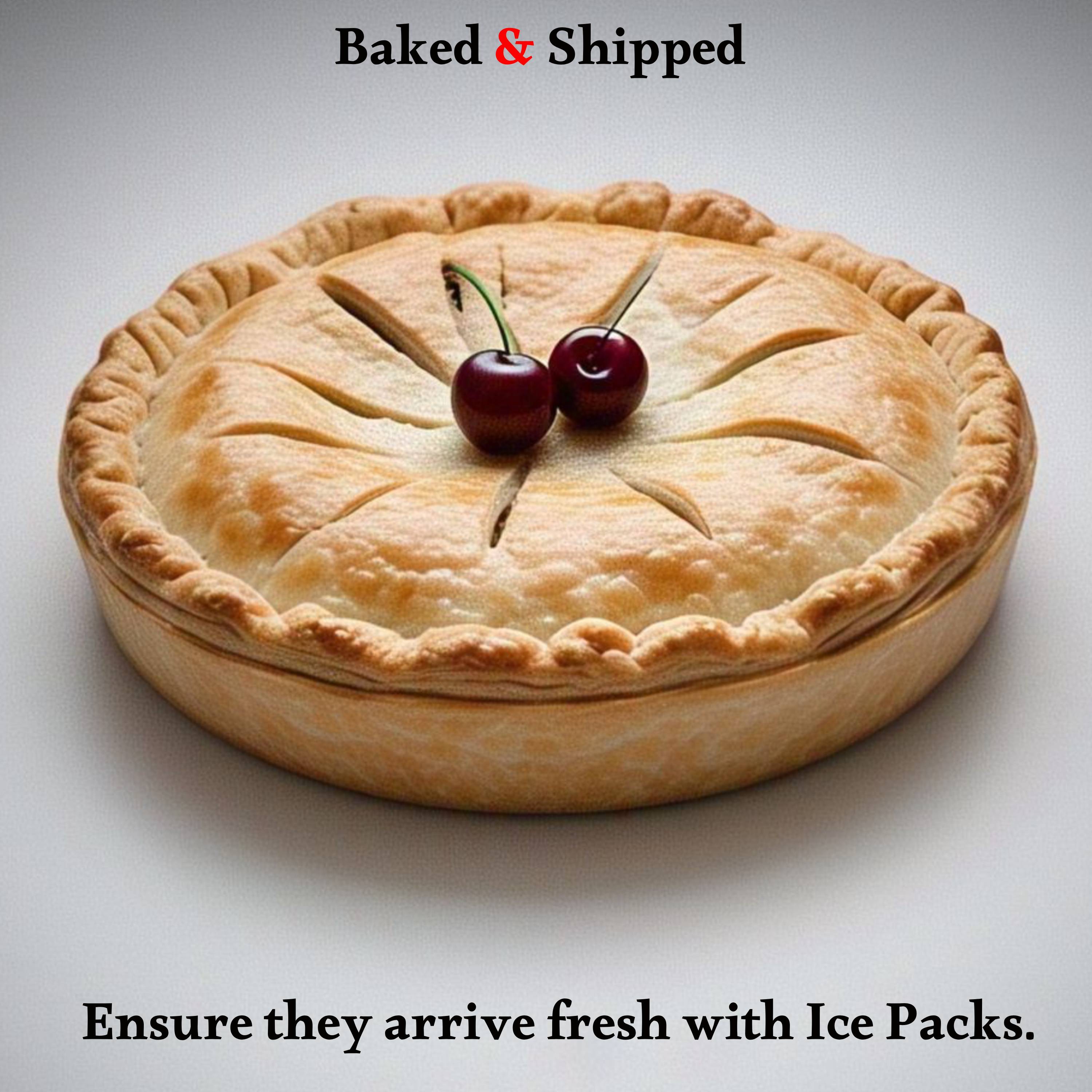 Andy Anand Sugar-Free Cherry Pie (2.9 lbs) | Sugar-Free & Keto Pie | Local SoCal Bakery