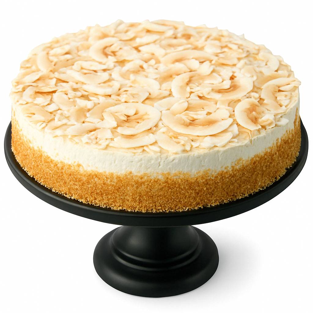 Andy Anand Sugar-Free Coconut Lemon Mousse Cake (3 lbs) | Keto & Diabetic-Friendly | SoCal Bakery