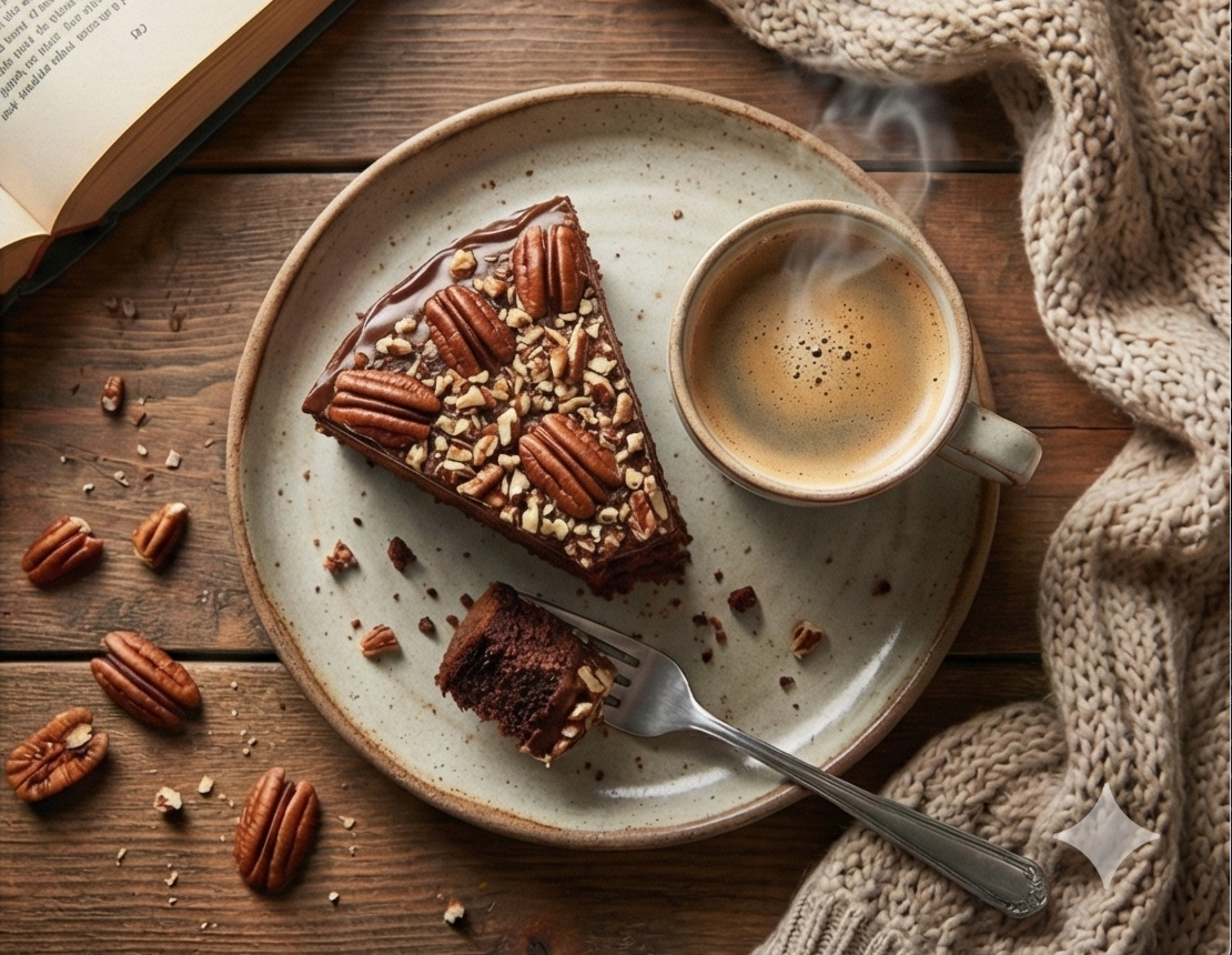 Andy Anand Caramel Pecan Cake (9-inch, 2.8 lbs) | Hand-Baked Bakery Cake | Local SoCal Bakery