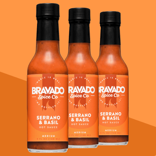 Serrano & Basil Hot Sauce