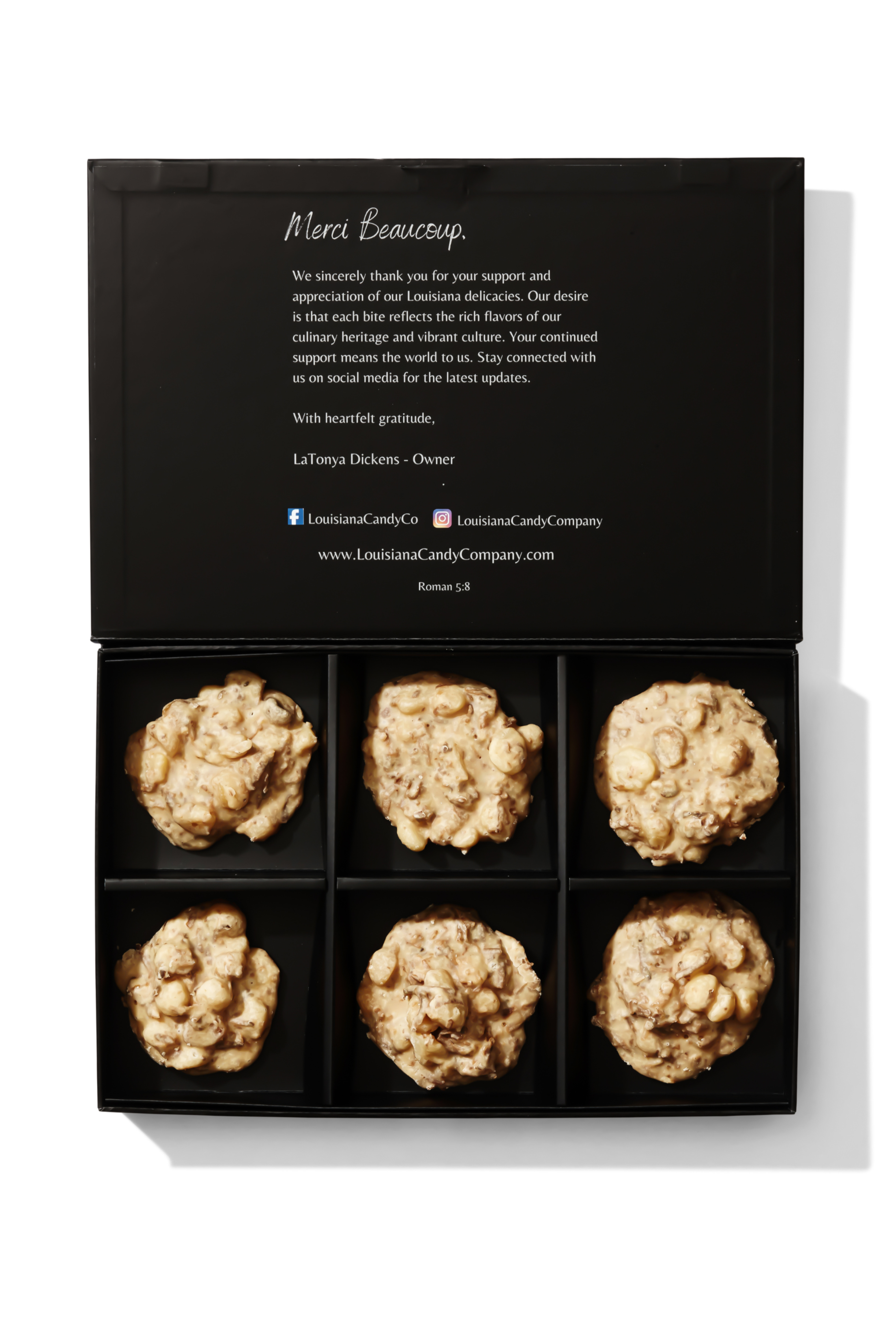 Toasted Coconut and Macadamia Nut Pralines