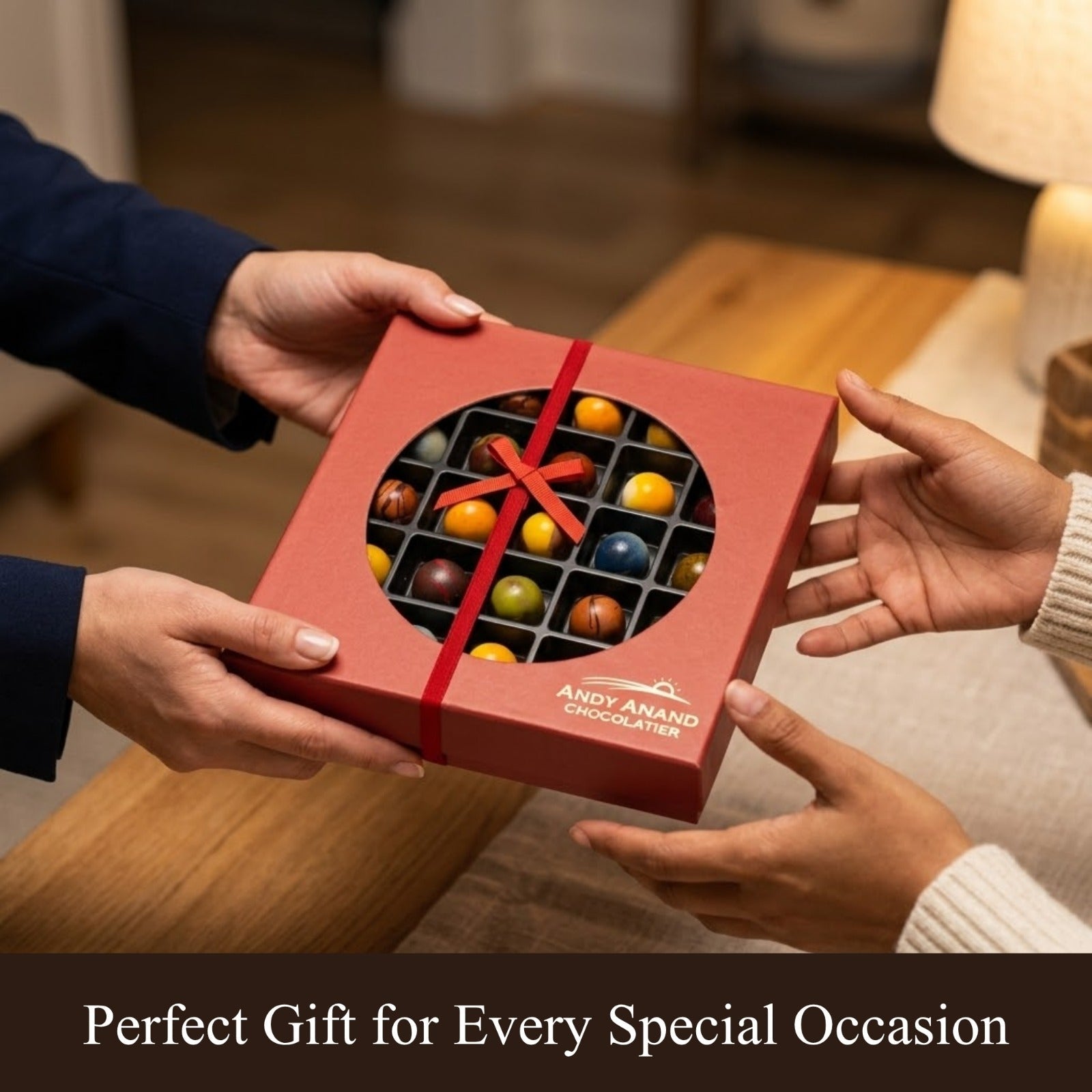 Andy Anand Monet Chocolate Bonbons Gift Box, 25 pc, 6.52 oz – Gluten-F