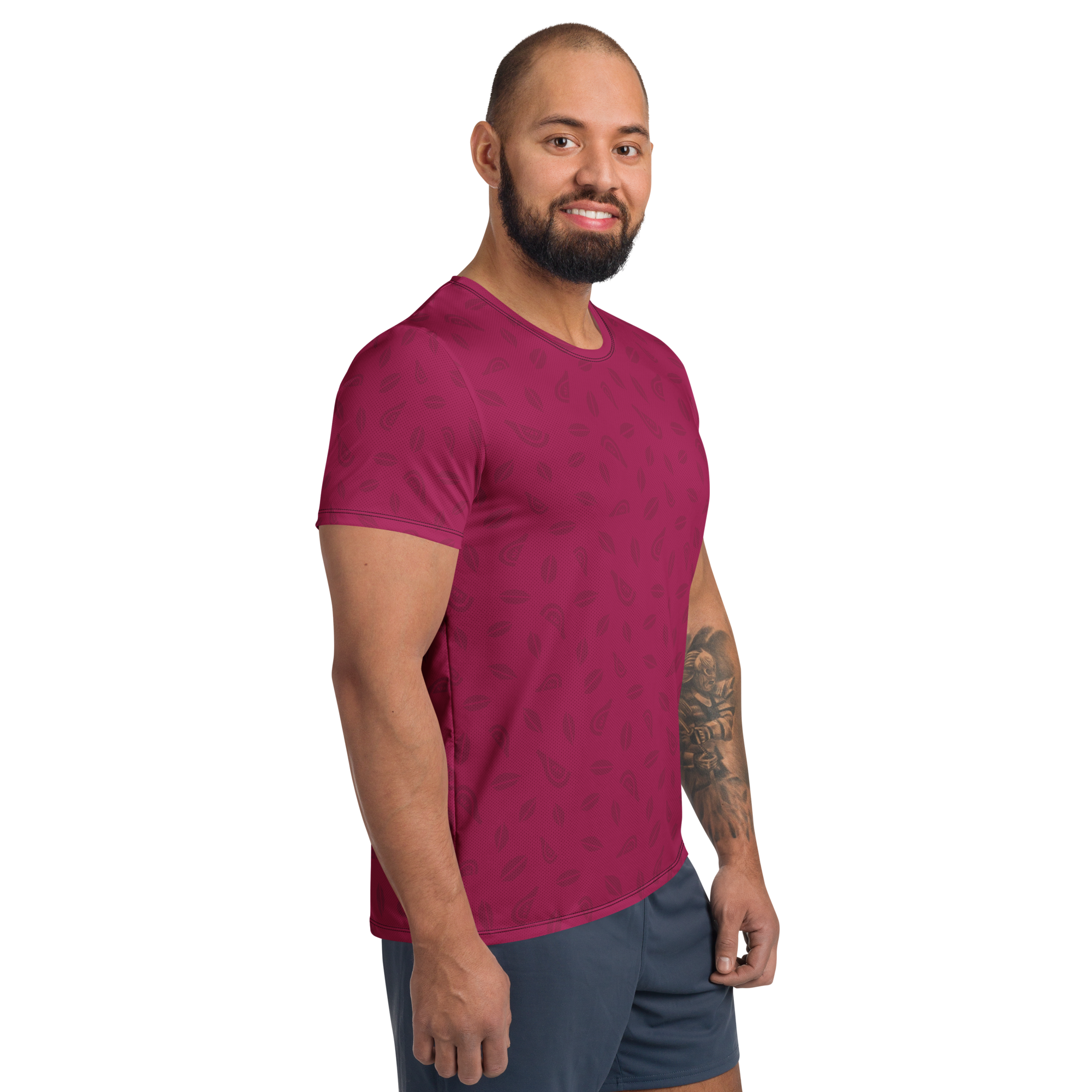 Men's Athletic Tee - Raspberry