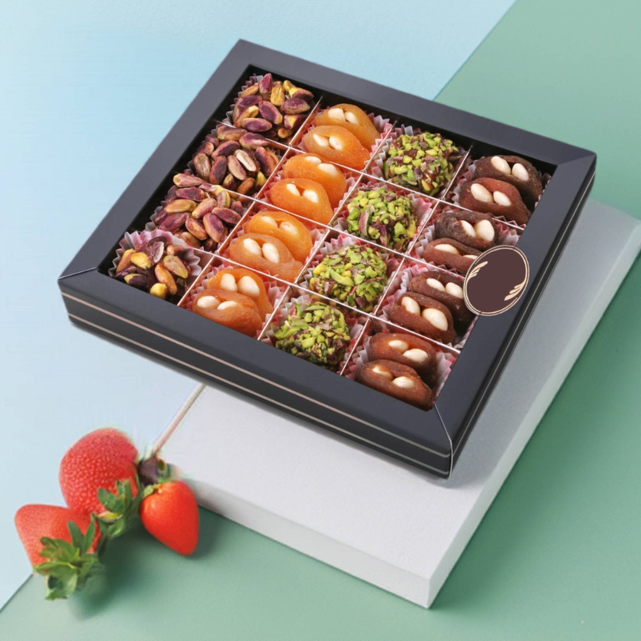 Andy Anand Chocolate Truffles with Natural Dates (24 pc, 10.5 oz) | No Sugar Added | Local SoCal Chocolatier
