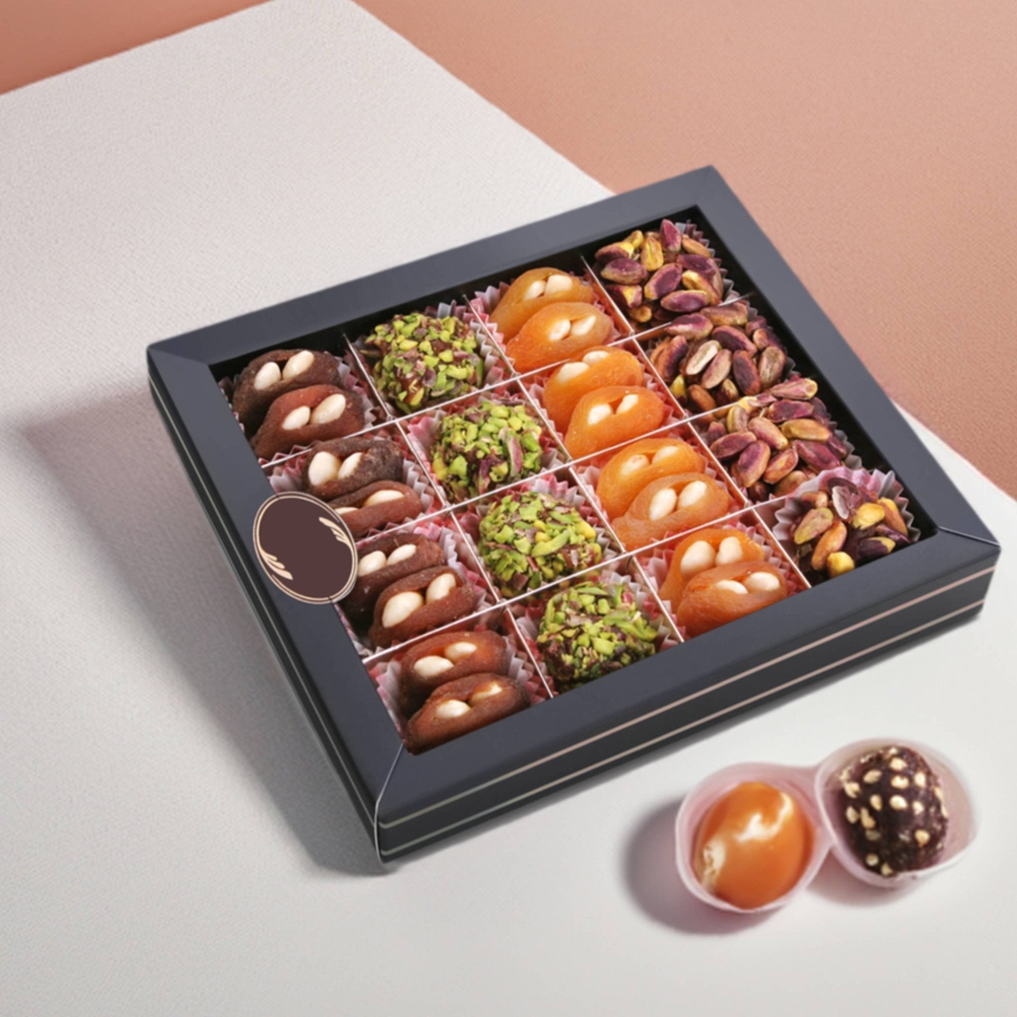 Andy Anand Chocolate Truffles with Natural Dates (24 pc, 10.5 oz) | No Sugar Added | Local SoCal Chocolatier