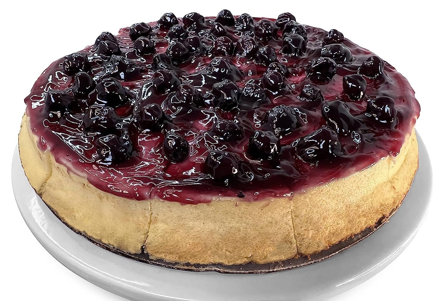 Andy Anand Blueberry Cheesecake (9-inch, 2.6 lbs) | Hand-Baked Bakery Cheesecake | Local SoCal Bakery