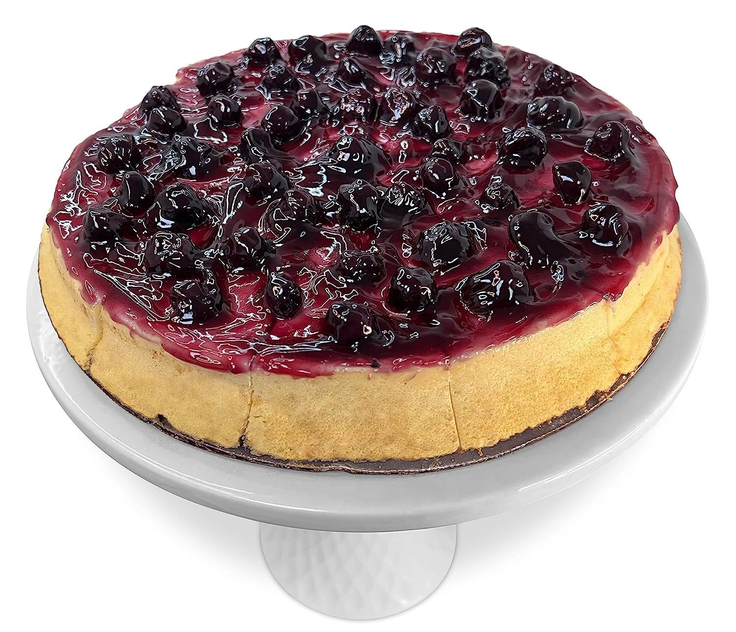 Andy Anand Blueberry Cheesecake (9-inch, 2.6 lbs) | Hand-Baked Bakery Cheesecake | Local SoCal Bakery