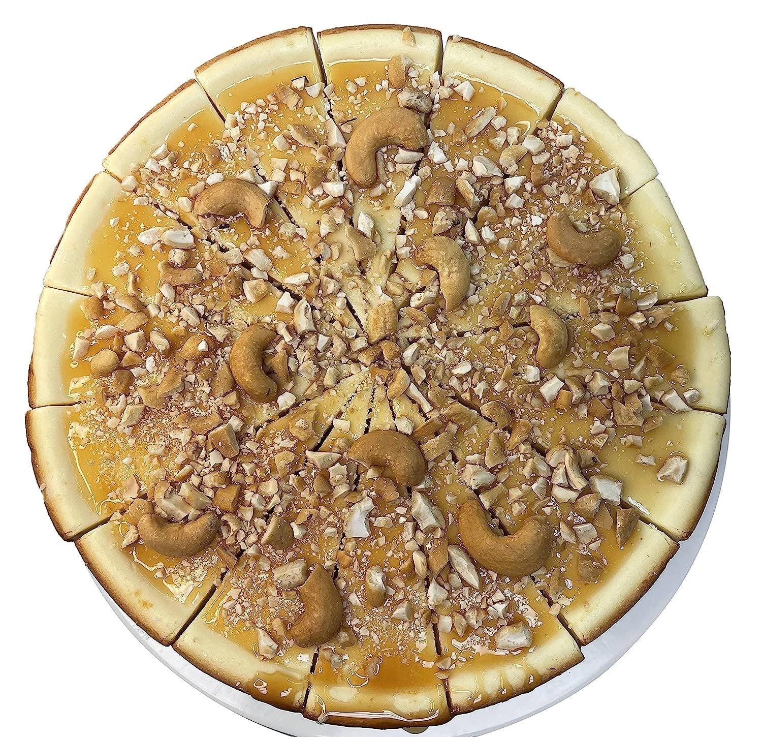Andy Anand Caramel Cashew Cheesecake (9-inch, 2.6 lbs) | Hand-Baked Bakery Cheesecake | Local SoCal Bakery