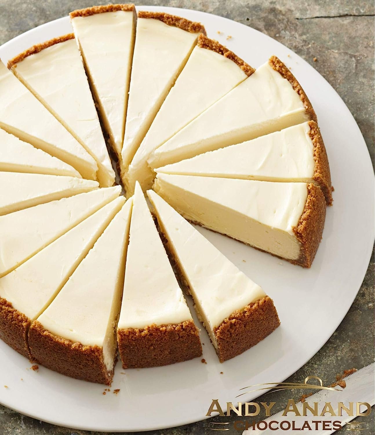Andy Anand Gluten-Free New York Cheesecake (9-inch, 2 lbs) | Hand-Baked Bakery Cheesecake | Local SoCal Bakery
