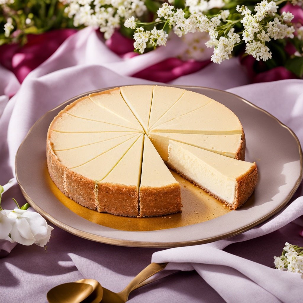 Andy Anand Gluten-Free New York Cheesecake (9-inch, 2 lbs) | Hand-Baked Bakery Cheesecake | Local SoCal Bakery
