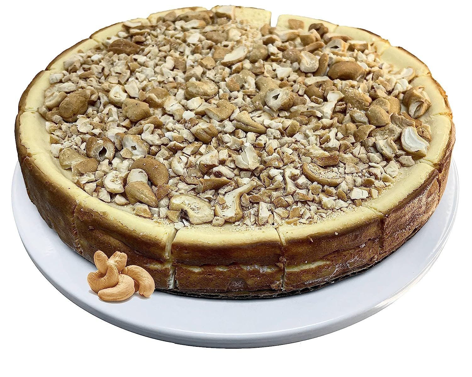 Andy Anand Sugar-Free Gluten-Free Caramel Cashew Cheesecake (9-inch, 2.6 lbs) | Sugar-Free, Gluten-Free | Local SoCal Bakery