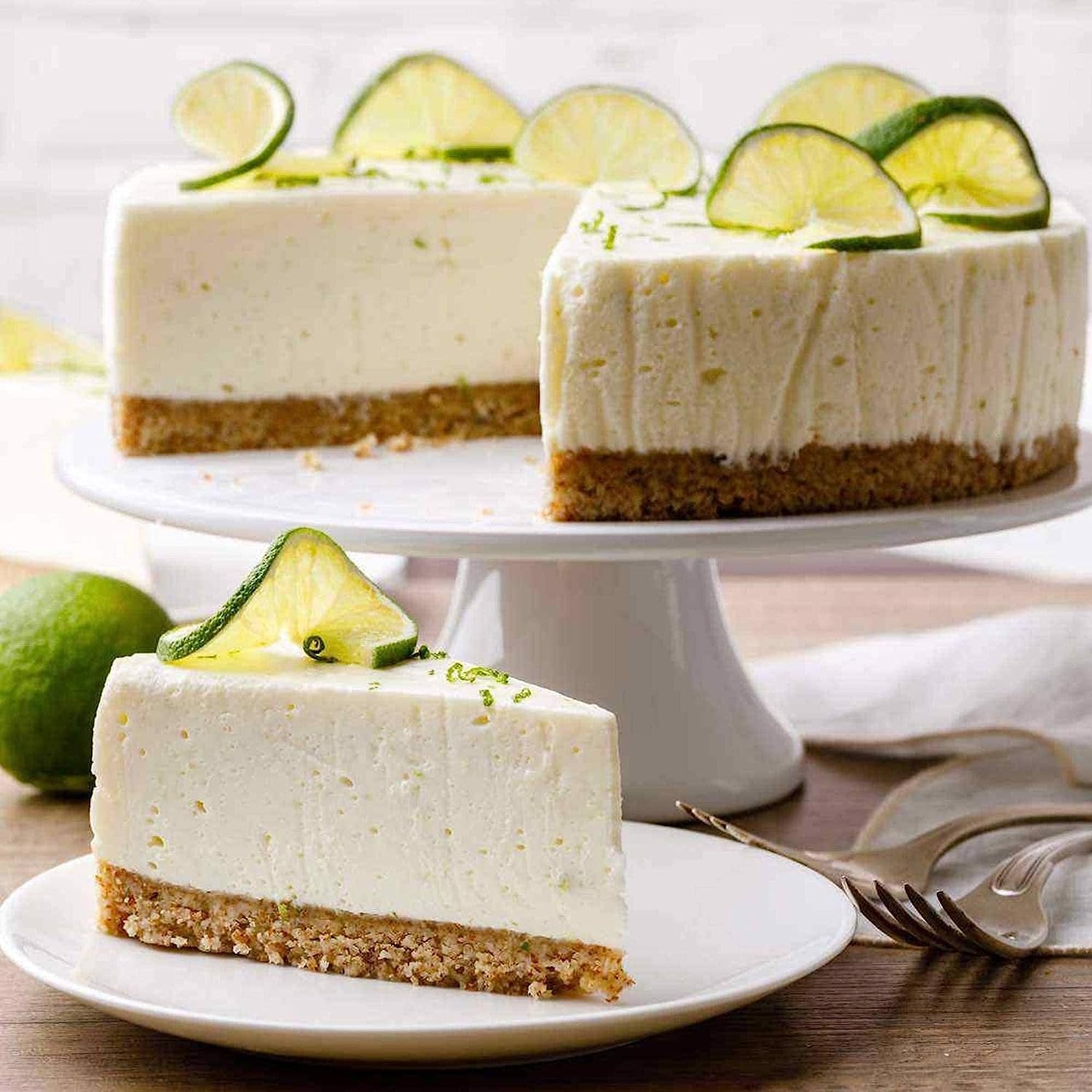 Andy Anand Sugar-Free Key Lime Cheesecake (9-inch, 2 lbs) | Sugar-Free Cheesecake | Local SoCal Bakery