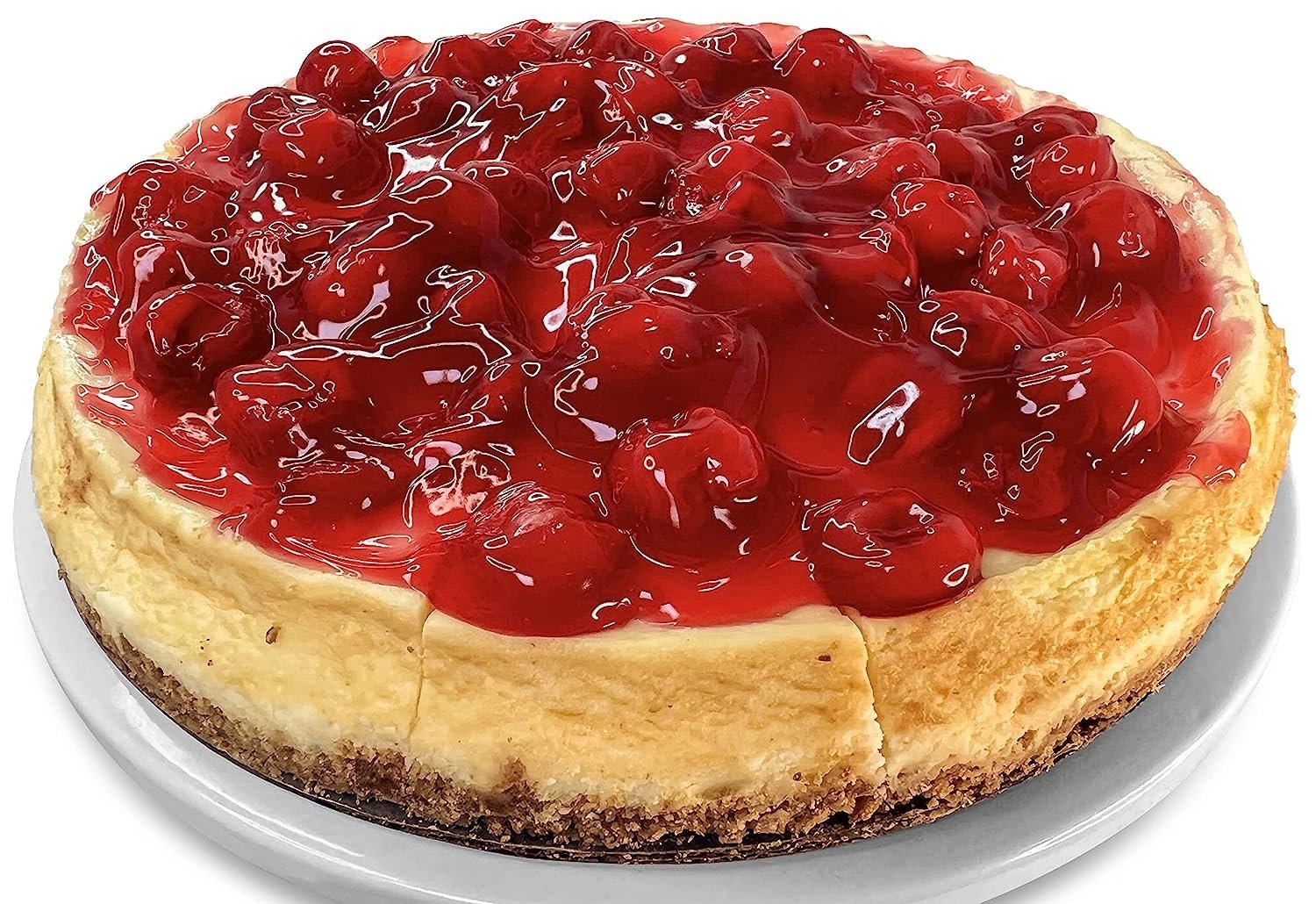 Andy Anand Traditional Cherry Cheesecake, 9-Inch, 3.4 lb – Authentic Recipe, California Cream Cheese, All-Natural, No Preservatives Gift Box
