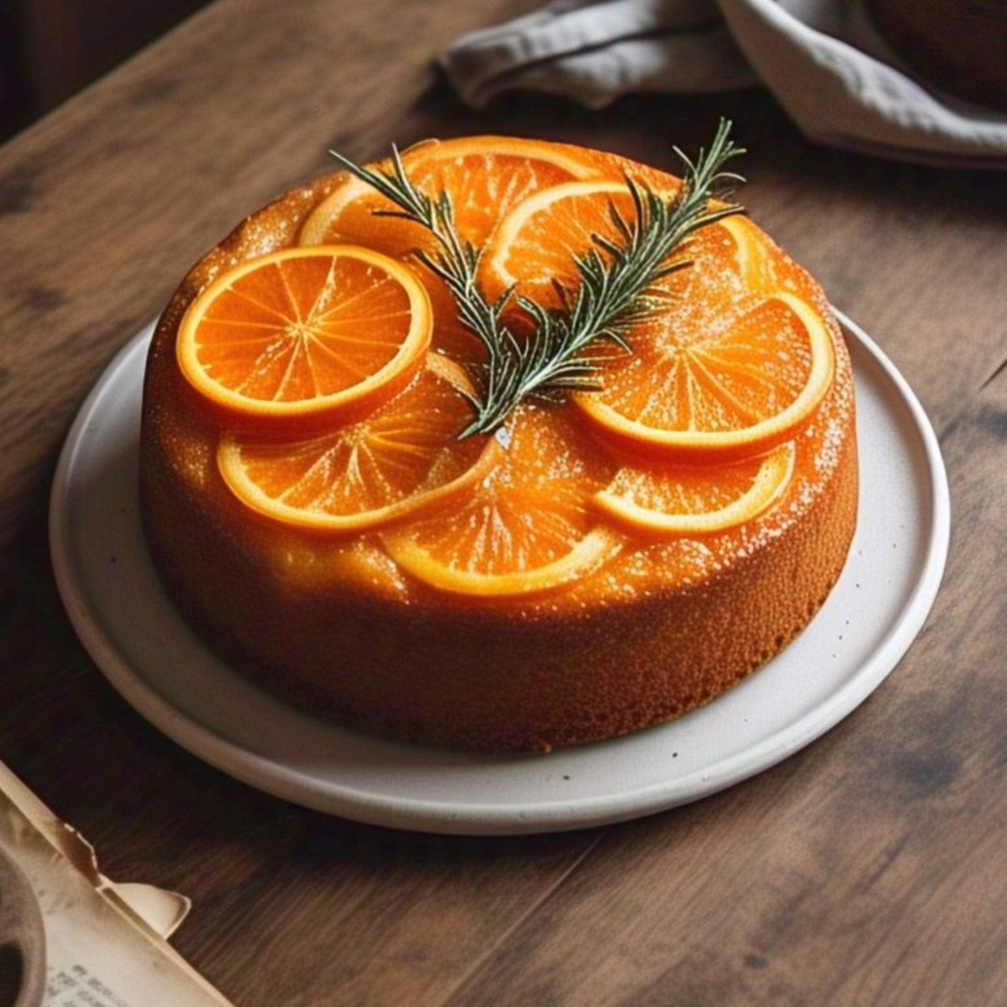Andy Anand Sugar-Free Orange Cake (9-inch, 2 lbs) | Sugar-Free & Keto Cake | Local SoCal Bakery
