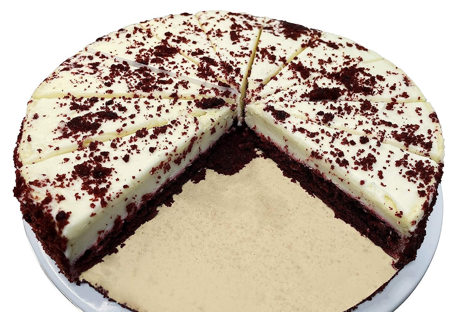Andy Anand Red Velvet Cheesecake (9-inch, 2 lbs) | Hand-Baked Bakery Cheesecake | Local SoCal Bakery