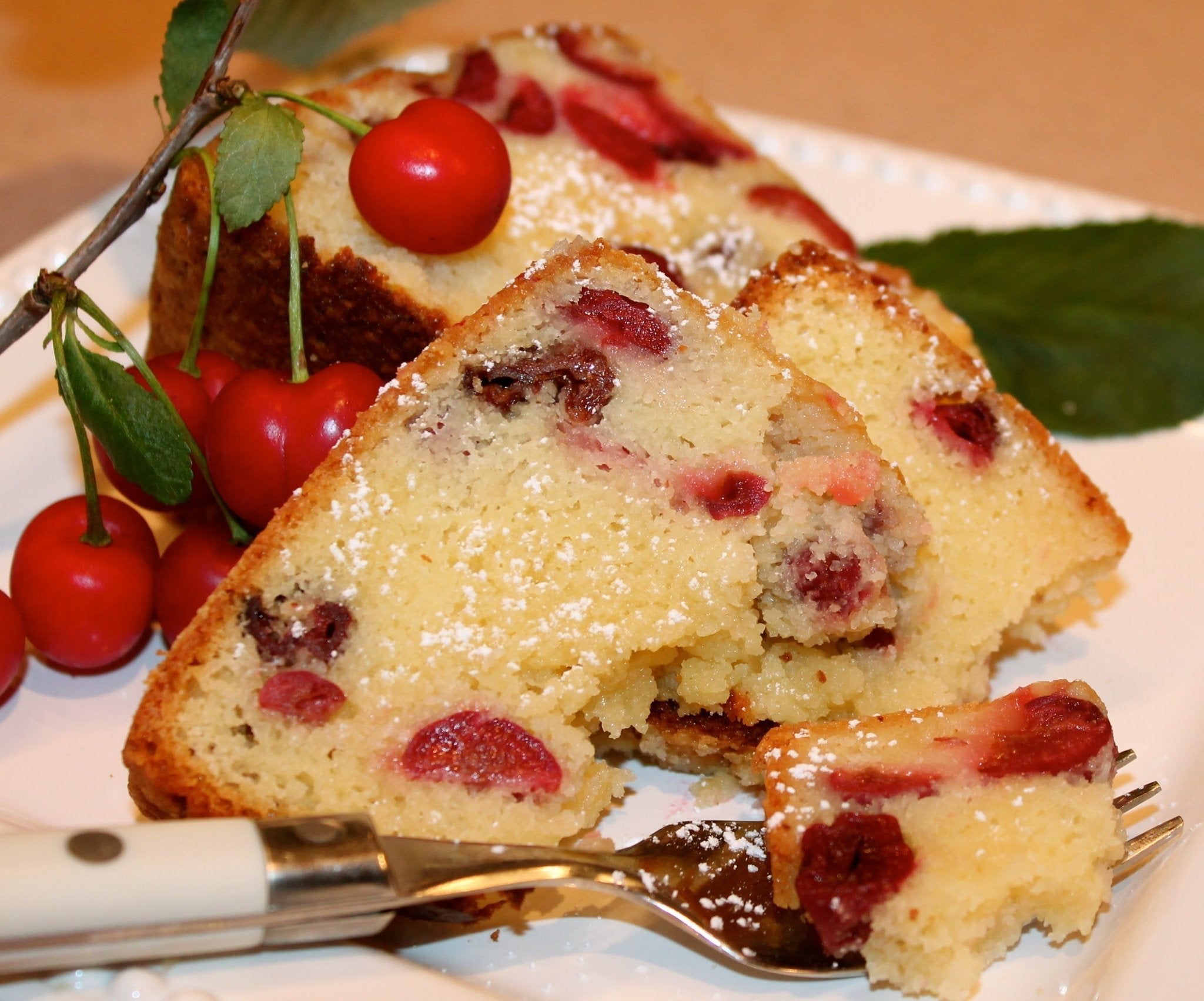 Andy Anand Sugar-Free Dunked Cherry Cake (9-inch, 2.9 lbs) | Keto & Diabetic-Friendly | SoCal Bakery
