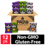Paqui Tortilla Chips Variety Pack (3 Flavors, 2 Oz Each), Case of 12