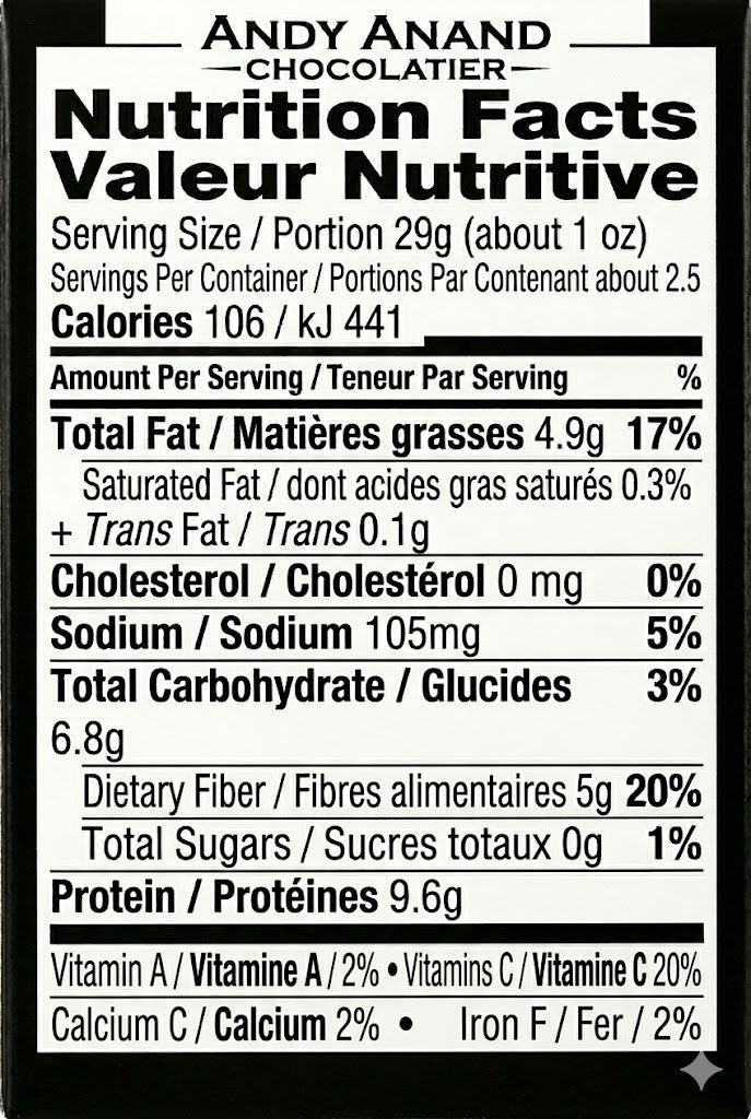 Andy Anand Sugar-Free & Gluten-Free Roasted Almond Nougat Brittle, 7 oz – Diabetic-Friendly Italian Torrone, Keto-Friendly Gourmet Gift Box