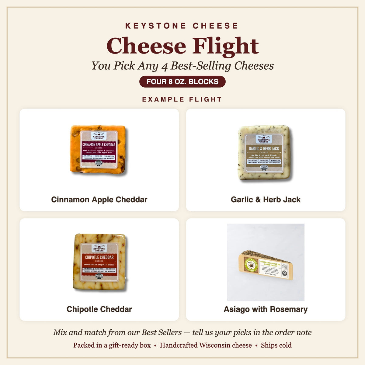 Cheese Flight - YOU PICK!