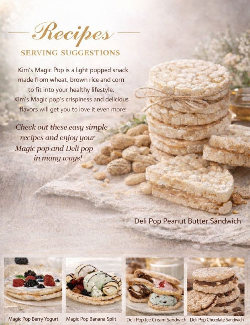 Kim's Magic Pop - Salted Caramel Flavor Drizzled & Dark Chocolate Combination [6 pack, 12 pack]