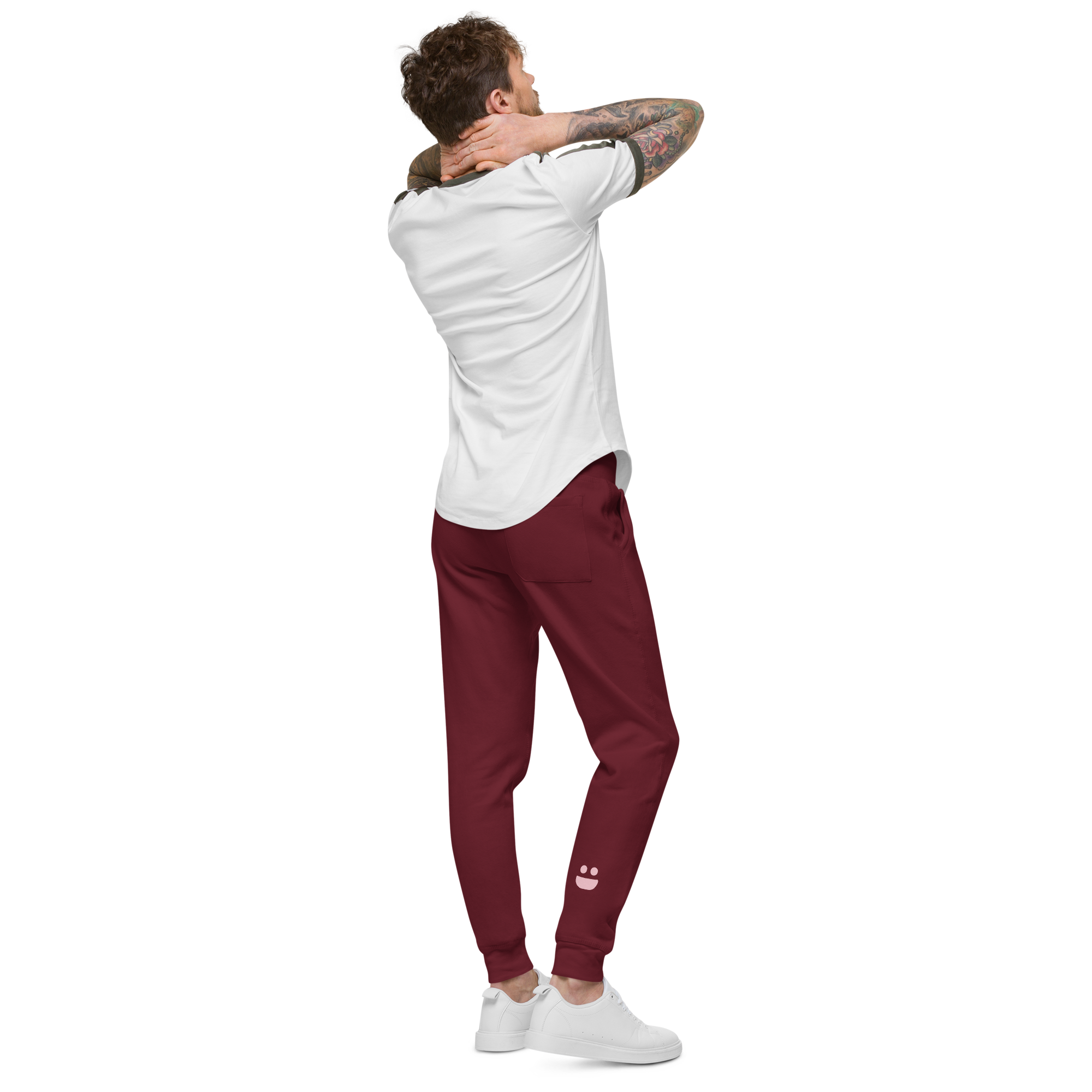 Maroon Fleece Sweatpants