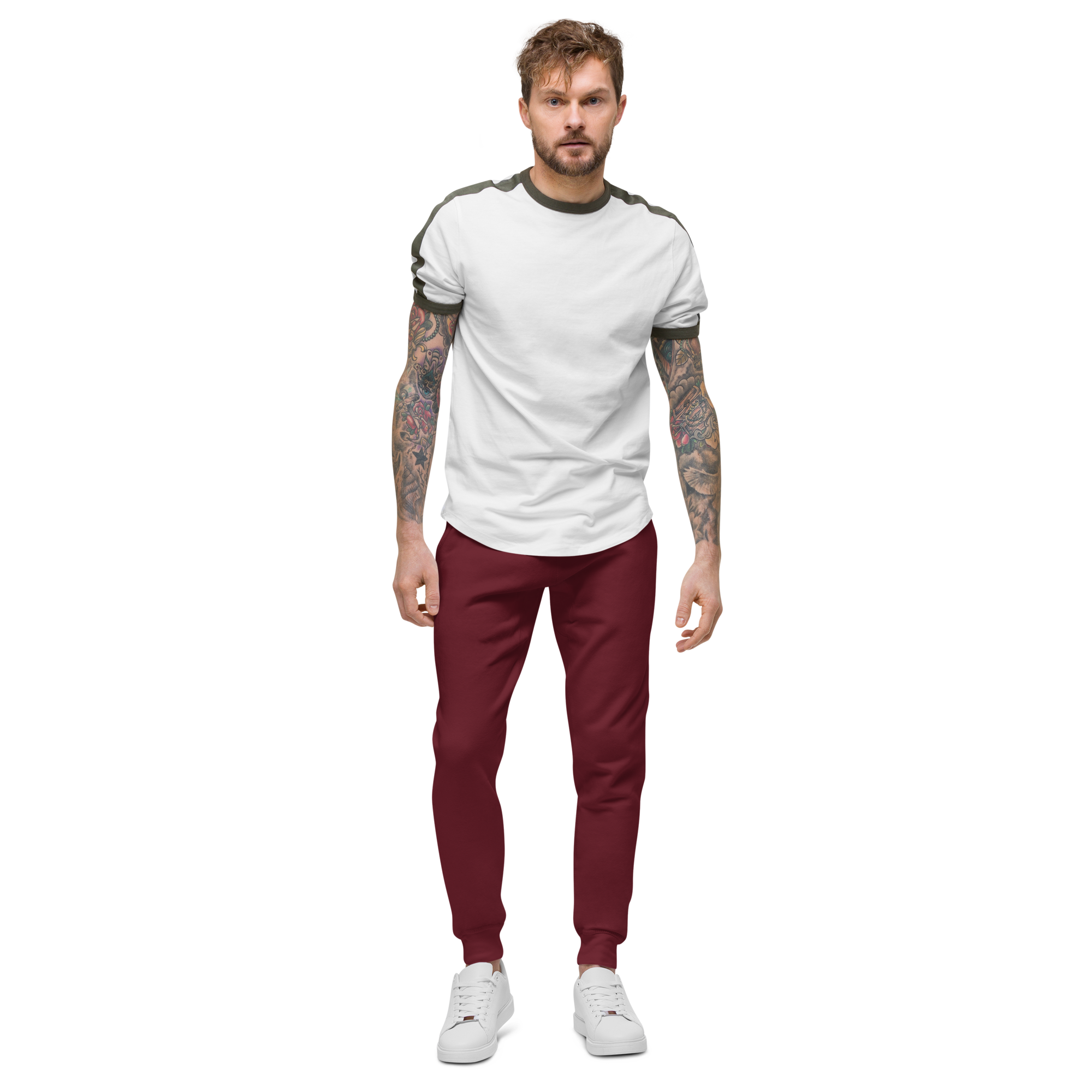 Maroon Fleece Sweatpants